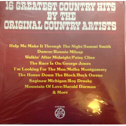 Various 16 Greatest Country Hits By The Original Country Artists Vinyl LP USED