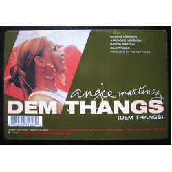 Angie Martinez Dem Thangs USED VINYL 12INCH 33 S RPM