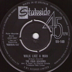 The Four Seasons Walk Like A Man USED VINYL 7INCH 45 RPM SINGLE