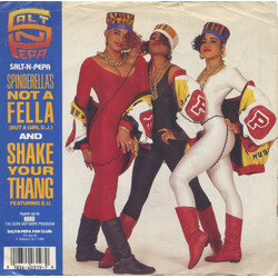 Salt 'N' Pepa Shake Your Thang And Spinderella's Not A Fella (But A Girl DJ) USED VINYL 7INCH 45 RPM SINGLE