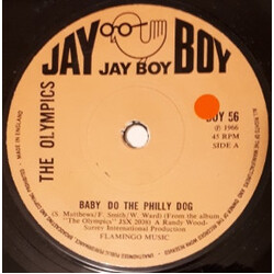 The Olympics Baby, Do The Philly Dog / Secret Agents USED VINYL 7INCH 45 RPM SINGLE