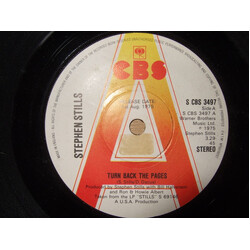 Stephen Stills Turn Back The Pages USED VINYL 7INCH 45 RPM SINGLE PROMO STEREO