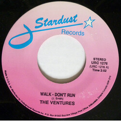 The Ventures Walk - Don't Run USED VINYL 7INCH 45 RPM REISSUE STEREO