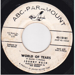 Johnny Nash Some Of Your Lovin /  World Of Tears USED VINYL 7INCH 45 RPM SINGLE PROMO
