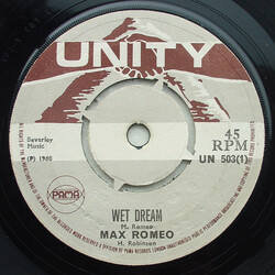 Max Romeo Wet Dream USED VINYL 7INCH 45 RPM SINGLE