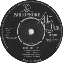Mike Sarne Code Of Love USED VINYL 7INCH 45 RPM SINGLE