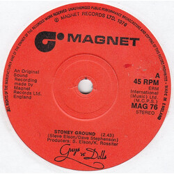 Guys 'n Dolls Stoney Ground USED VINYL 7INCH 45 RPM SINGLE