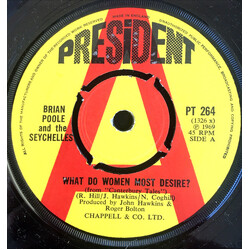 Brian Poole / The Seychelles What Do Women Most Desire? USED VINYL 7INCH 45 RPM PROMO
