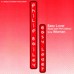 Philip Bailey / Phil Collins / Philip Bailey Easy Lover (Extended Dance Remix) b/w Woman VINYL 12" USED