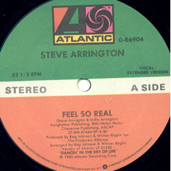 Steve Arrington Feel So Real USED VINYL 12INCH 33 S RPM MAXI-SINGLE STEREO