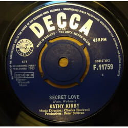 Kathy Kirby Secret Love USED VINYL 7INCH 45 RPM SINGLE