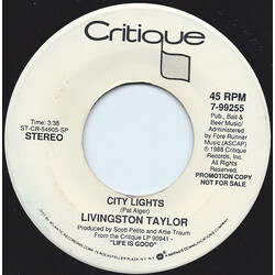 Livingston Taylor City Lights USED VINYL 7INCH 45 RPM SINGLE PROMO