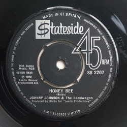 Johnny Johnson And The Bandwagon Honey Bee USED VINYL 7INCH 45 RPM