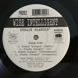 Wise Intelligent Steady Slangin' / My Sound USED VINYL 12INCH 33 S RPM