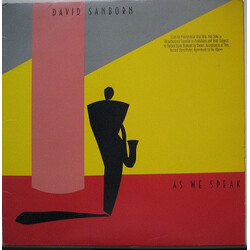 David Sanborn As We Speak Vinyl LP USED