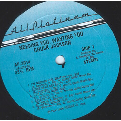 Chuck Jackson Needing You, Wanting You Vinyl LP USED