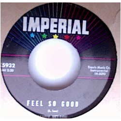 Sandy Nelson Feel So Good / Ooh Poo Pah Doo USED VINYL 7INCH 45 RPM SINGLE