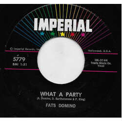 Fats Domino What A Party / Rockin' Bicycle USED VINYL 7INCH 45 RPM SINGLE