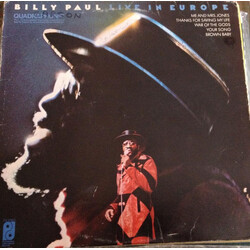 Billy Paul Live In Europe Vinyl LP USED