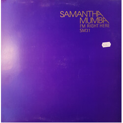 Samantha Mumba I'm Right Here USED VINYL 12INCH PROMO