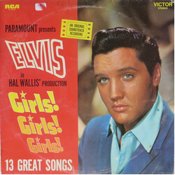 Elvis Presley Girls! Girls! Girls! Vinyl LP USED