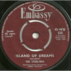 The Starlings / Kenny Bardell Island Of Dreams / Say Wonderful Things USED VINYL 7INCH 45 RPM