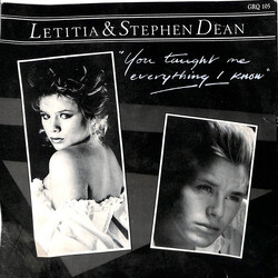 Letitia Dean / Stephen Dean You Taught Me Everything I Know USED VINYL 7INCH 45 RPM SINGLE
