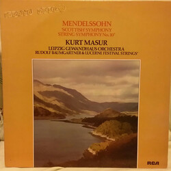 Felix Mendelssohn-Bartholdy 'Scottish' Symphony String Symphony No.10 Vinyl LP USED