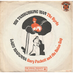 The Byrds / Gary Puckett & The Union Gap Mr. Tambourine Man / Lady Madonna USED VINYL 7INCH 45 RPM