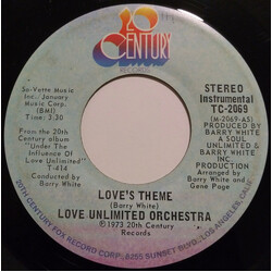 Love Unlimited Orchestra Love's Theme USED VINYL 7INCH 45 RPM STEREO