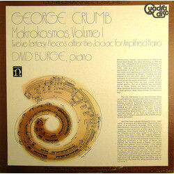 George Crumb Makrokosmos, Volume I Vinyl LP USED