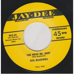 Otis Blackwell You Move Me, Baby / Daddy Rollin' Stone USED VINYL 7INCH 45 RPM SINGLE REISSUE