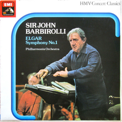 Sir Edward Elgar / Sir John Barbirolli / Philharmonia Orchestra Symphony No.1 Vinyl LP USED