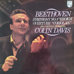 Ludwig van Beethoven / BBC Symphony Orchestra / Sir Colin Davis Symphony No.3 "Eroica" / Overture "Coriolan" Vinyl LP USED