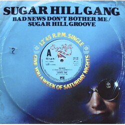 Sugarhill Gang Bad News USED VINYL 12INCH SINGLE 45 RPM