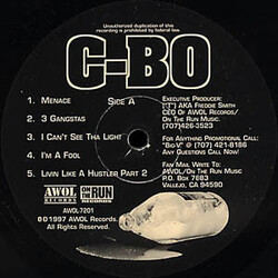 C-Bo One Life 2 Live Vinyl LP USED