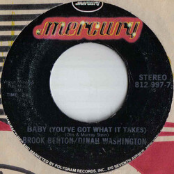 Brook Benton / Dinah Washington Baby (You've Got What It Takes) / A Rockin' Good Way (To Mess Around And Fall In Love) USED VINYL 7INCH 45 RPM REISSUE