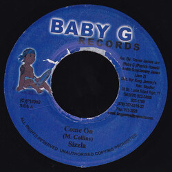 Sizzla Come On USED VINYL 7INCH 45 RPM