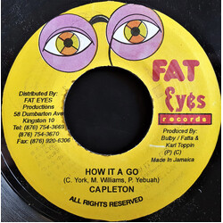 Capleton / Mr. Chicken How It A Go / Run & Hide USED VINYL 7INCH 45 RPM