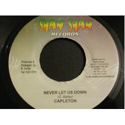 Capleton Never Let Us Down USED VINYL 7INCH