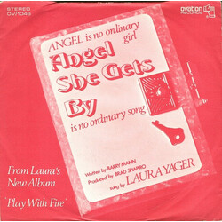 Laura Yager Angel She Gets By USED VINYL 7INCH 45 RPM PROMO STYRENE
