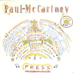 Paul McCartney Press (Video Edit) USED VINYL 7INCH 45 RPM SINGLE