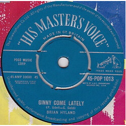 Brian Hyland Ginny Come Lately USED VINYL 7INCH 45 RPM SINGLE