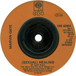 Marvin Gaye (Sexual) Healing USED VINYL 7INCH 45 RPM SINGLE