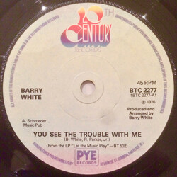Barry White You See The Trouble With Me USED VINYL 7INCH 45 RPM SINGLE