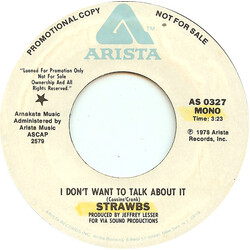 Strawbs I Don't Want To Talk About It USED VINYL 7INCH 45 RPM PROMO STYRENE STEREO MONO