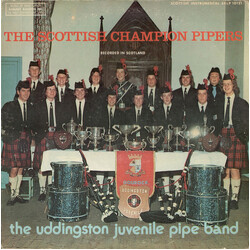 The Uddingston Juvenile Pipe Band The Scottish Champion Pipers Vinyl LP USED