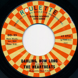 The Heartbeats Darling, How Long / Crazy For You USED VINYL 7INCH 45 RPM