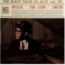 Willie "The Lion" Smith The Many Faces Of Jazz Vol.30 Vinyl LP USED