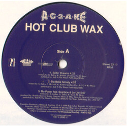 A-G-2-A-KE Hot Club Wax USED VINYL 12INCH 33 S RPM PROMO SAMPLER
